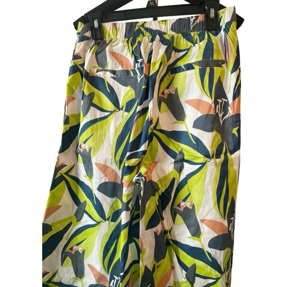 Prosperina Barrett Multi Floral Print Cotton Pants Sz L NWT - Picture 8 of 13